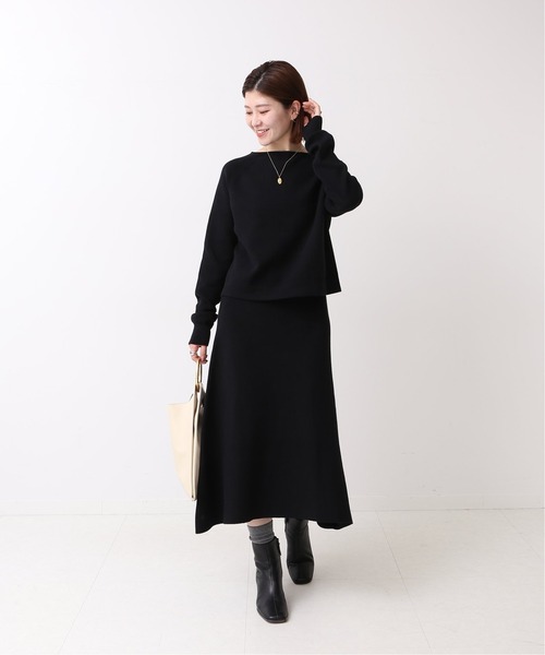 Spick & Span（スピックアンドスパン）の「フレアスカート（スカート・レディース・ブラック/アイボリー・FREE）」の6枚目の写真