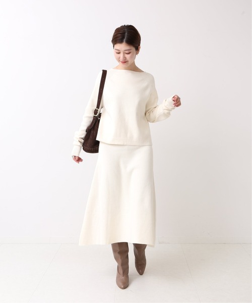 Spick & Span（スピックアンドスパン）の「フレアスカート（スカート・レディース・ブラック/アイボリー・FREE）」の13枚目の写真