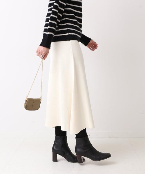 Spick & Span（スピックアンドスパン）の「フレアスカート（スカート・レディース・ブラック/アイボリー・FREE）」の3枚目の写真