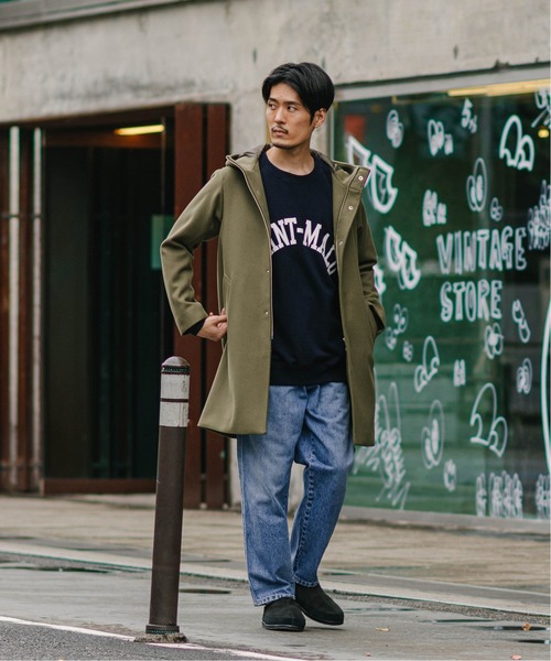 EDIFICE（エディフィス）の「【EDIFICE × 久米繊維】"SAINT MALO" プリントスウェット（スウェット・メンズ・グリーン/ボルドー/ネイビー・MEDIUM/LARGE）」の10枚目の写真