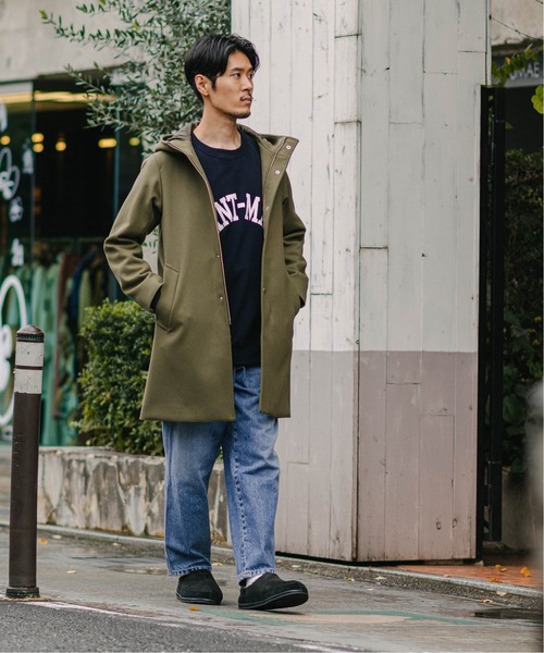 EDIFICE（エディフィス）の「【EDIFICE × 久米繊維】"SAINT MALO" プリントスウェット（スウェット・メンズ・グリーン/ボルドー/ネイビー・MEDIUM/LARGE）」の11枚目の写真