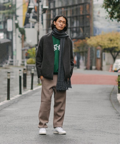 EDIFICE（エディフィス）の「【EDIFICE × 久米繊維】"SAINT MALO" プリントスウェット（スウェット・メンズ・グリーン/ボルドー/ネイビー・MEDIUM/LARGE）」の17枚目の写真