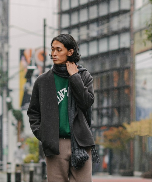 EDIFICE（エディフィス）の「【EDIFICE × 久米繊維】"SAINT MALO" プリントスウェット（スウェット・メンズ・グリーン/ボルドー/ネイビー・MEDIUM/LARGE）」の20枚目の写真