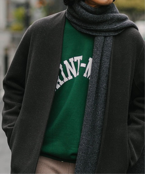 EDIFICE（エディフィス）の「【EDIFICE × 久米繊維】"SAINT MALO" プリントスウェット（スウェット・メンズ・グリーン/ボルドー/ネイビー・MEDIUM/LARGE）」の21枚目の写真