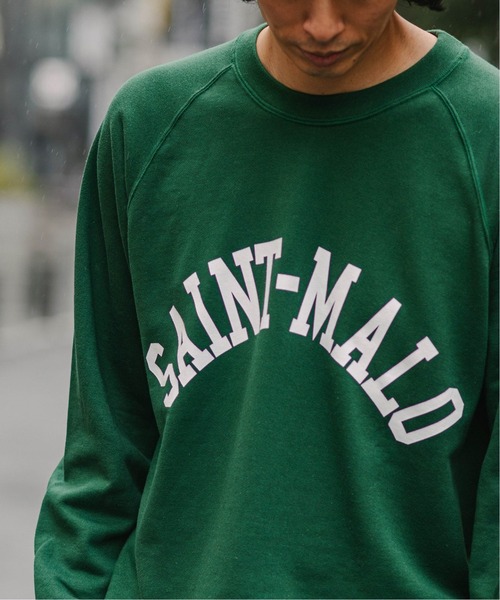 EDIFICE（エディフィス）の「【EDIFICE × 久米繊維】"SAINT MALO" プリントスウェット（スウェット・メンズ・グリーン/ボルドー/ネイビー・MEDIUM/LARGE）」の22枚目の写真