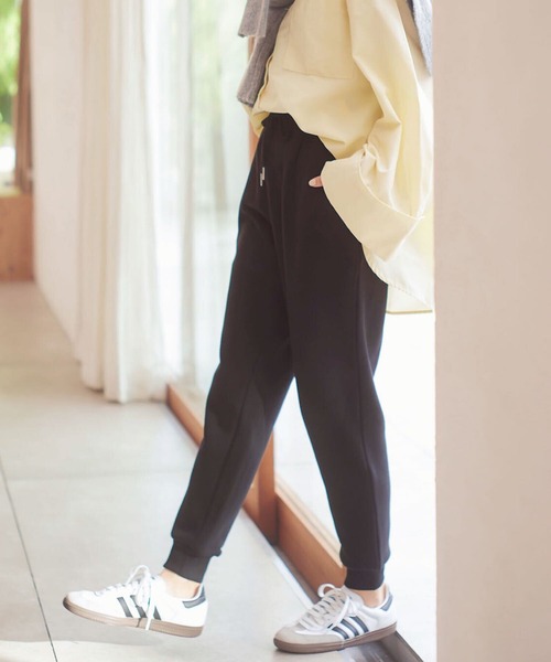 KOBE LETTUCE（コウベレタス）の「[ぬく盛り] 裏起毛ジョガーパンツ（その他パンツ・レディース・ホワイト/ブラック/ブラウン系/モカ・FREE/M/S/L）」の19枚目の写真