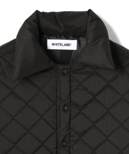 WHITELAND(ホワイトランド)の「WHITELAND/ホワイトランド/キルティングシャツジャケット(ブルゾン・レディース・ブラック・FREE)」の7枚目の写真