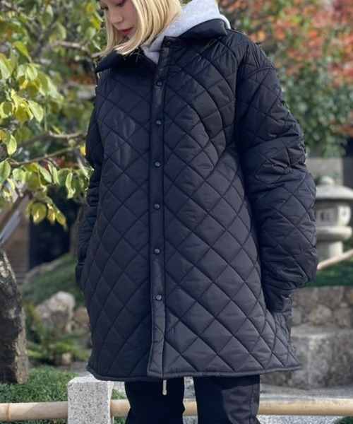 WHITELAND(ホワイトランド)の「WHITELAND/ホワイトランド/キルティングシャツジャケット(ブルゾン・レディース・ブラック・FREE)」の16枚目の写真