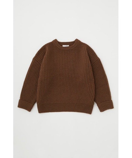 MOUSSY(マウジー)の「DROP SHOULDER LOOSE ニット(ニット/セーター・レディース・アイボリー/ダークブラウン/カーキ/ダークネイビー・FREE)」の8枚目の写真