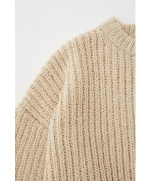 MOUSSY(マウジー)の「DROP SHOULDER LOOSE ニット(ニット/セーター・レディース・アイボリー/ダークブラウン/カーキ/ダークネイビー・FREE)」の14枚目の写真