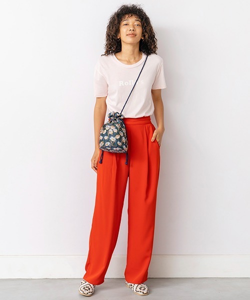 Casselini(キャセリーニ)の「Casselini(キャセリーニ)ジャガード巾着(ショルダーバッグ・レディース・モスグリーン/ピンク/ミント/ゴールド・FREE)」の20枚目の写真