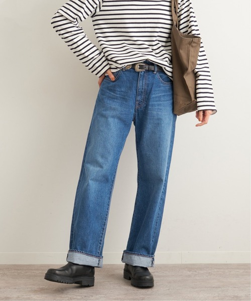 FRAMeWORK（フレームワーク）の「ストレートデニムパンツ◆（デニムパンツ・レディース・サックスブルー/ネイビー・38/36）」の9枚目の写真