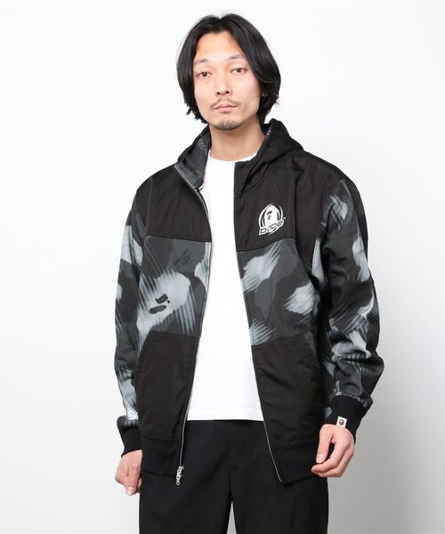 STROKE CAMO RELAXED FIT ZIP HOODIE M