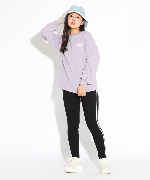 PINK-latte(ピンクラテ)の「レギパン(その他パンツ・キッズ・ブラック・15 /14/16)」の7枚目の写真