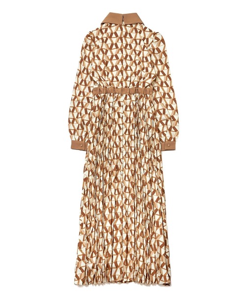 タグ付 Emiriawiz エミリアウィズ 幾何学柄プリーツスカートワンピース