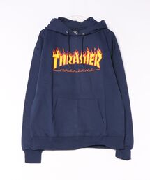 【THRASHER】（UN）プリント プルオーバーパーカー