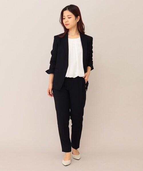 UNTITLED（アンタイトル）の「◆プレーヌツイルブラウス【マシンウォッシャブル】（Tシャツ/カットソー・レディース・オフホワイト/ナチュラル・02/01/03）」の17枚目の写真