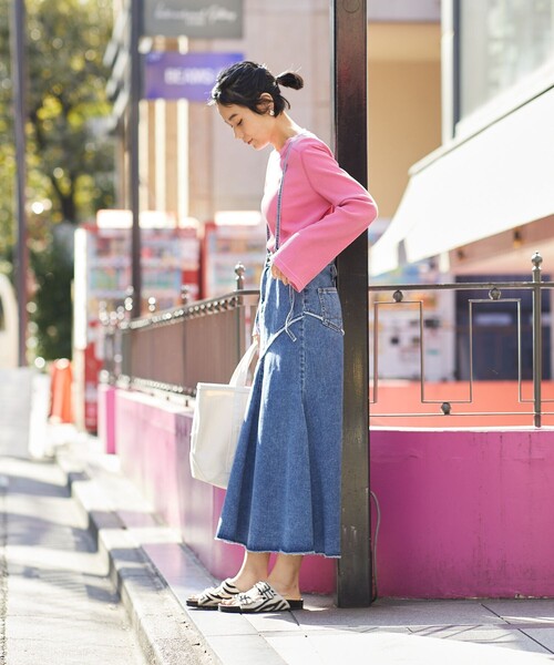 FREAK'S STORE（フリークスストア）の「ピグメントリブクルーネック（Tシャツ/カットソー・レディース・ブラック/イエロー/グリーン/ピンク系その他・ﾌﾘ-）」の9枚目の写真