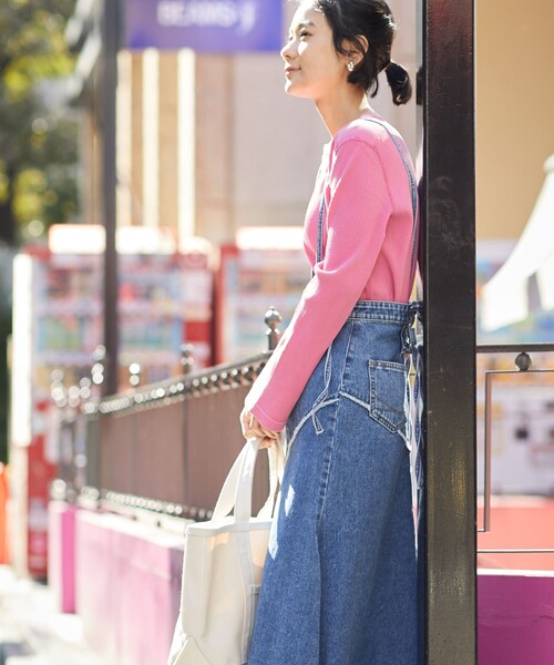 FREAK'S STORE（フリークスストア）の「ピグメントリブクルーネック（Tシャツ/カットソー・レディース・ブラック/イエロー/グリーン/ピンク系その他・ﾌﾘ-）」の6枚目の写真