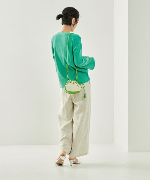 FREAK'S STORE（フリークスストア）の「ピグメントリブクルーネック（Tシャツ/カットソー・レディース・ブラック/イエロー/グリーン/ピンク系その他・ﾌﾘ-）」の15枚目の写真