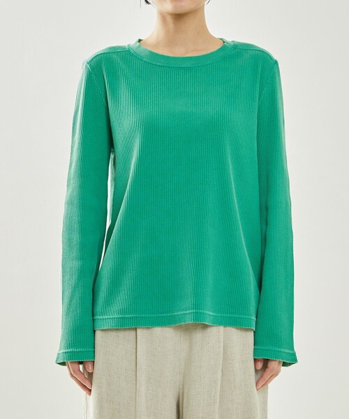 FREAK'S STORE（フリークスストア）の「ピグメントリブクルーネック（Tシャツ/カットソー・レディース・ブラック/イエロー/グリーン/ピンク系その他・ﾌﾘ-）」の18枚目の写真