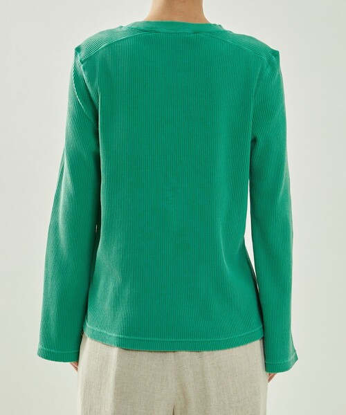 FREAK'S STORE（フリークスストア）の「ピグメントリブクルーネック（Tシャツ/カットソー・レディース・ブラック/イエロー/グリーン/ピンク系その他・ﾌﾘ-）」の20枚目の写真