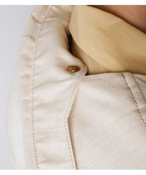 iRENE（アイレネ）の「Canapa Gabardine Cropped Blouson（テーラードジャケット・レディース・ホワイト・36）」の7枚目の写真