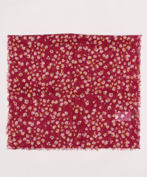 BENETTON (UNITED COLORS OF BENETTON)（ベネトンユナイテッドカラーズオブベネトン）の「コットン総柄ストール（ストール/ショール・レディース・レッド/マルチ/ネイビー・ONE SIZE）」の12枚目の写真