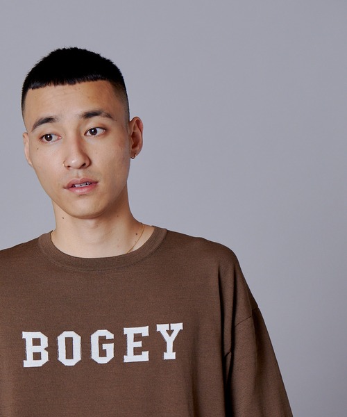 Penguin by Munsingwear（ペンギン バイ マンシングウェア）の「ペンギン バイ マンシングウェア ハイトゲージニットTシャツ メンズ ウェア tシャツ スポーツウェア ゴルフ（Tシャツ/カットソー・メンズ・ネイビー/ブラウン・XL/L/M）」の6枚目の写真