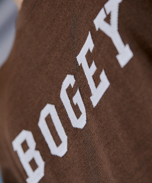 Penguin by Munsingwear（ペンギン バイ マンシングウェア）の「ペンギン バイ マンシングウェア ハイトゲージニットTシャツ メンズ ウェア tシャツ スポーツウェア ゴルフ（Tシャツ/カットソー・メンズ・ネイビー/ブラウン・XL/L/M）」の8枚目の写真