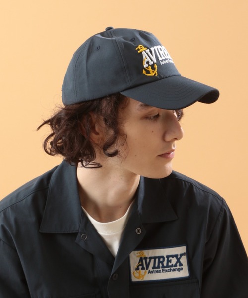 AVIREX（アヴィレックス）の「AEX ユニフォーム キャップ / AEX UNIFORM CAP / アヴィレックス / AVIREX（キャップ・メンズ・ネイビー・FREE）」の4枚目の写真