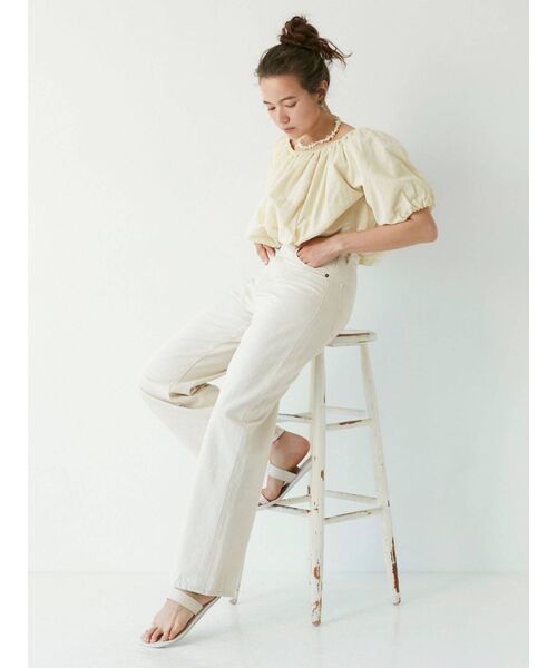 Ungrid（アングリッド）の「ステッチデザインフラットサンダル（サンダル・レディース・ブラック/ブラウン/オフホワイト・S/M/L）」の19枚目の写真