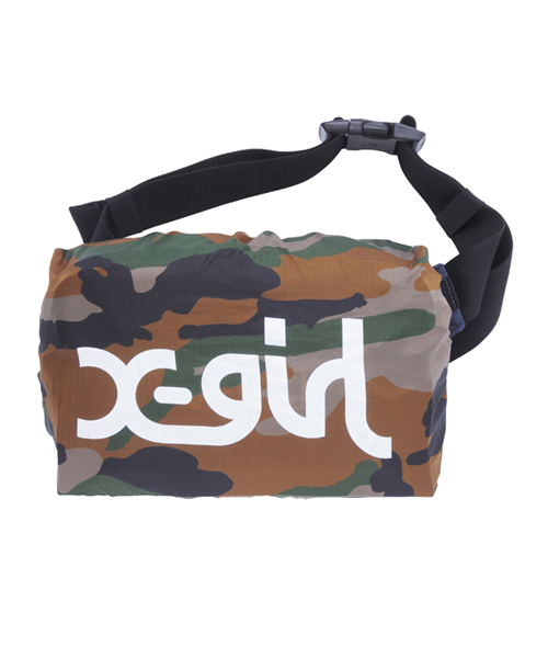 X-girl（エックスガール）の「ADVENTURE HIP PACK 2015（ボディバッグ/ウエストポーチ・レディース・ブラック/ベージュ/ネイビー・ONE SIZE）」の4枚目の写真