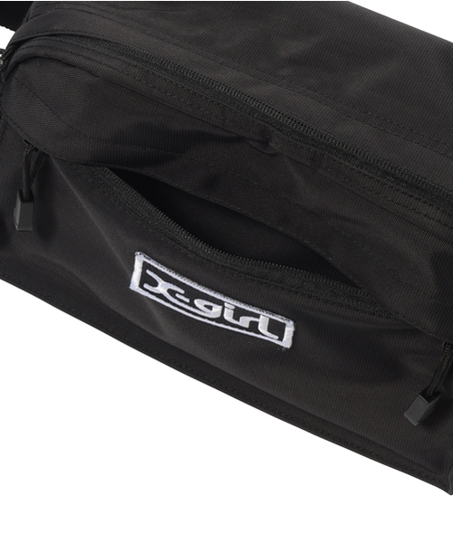 X-girl（エックスガール）の「ADVENTURE HIP PACK 2015（ボディバッグ/ウエストポーチ・レディース・ブラック/ベージュ/ネイビー・ONE SIZE）」の8枚目の写真