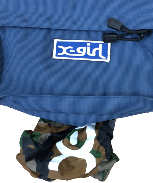 X-girl（エックスガール）の「ADVENTURE HIP PACK 2015（ボディバッグ/ウエストポーチ・レディース・ブラック/ベージュ/ネイビー・ONE SIZE）」の12枚目の写真