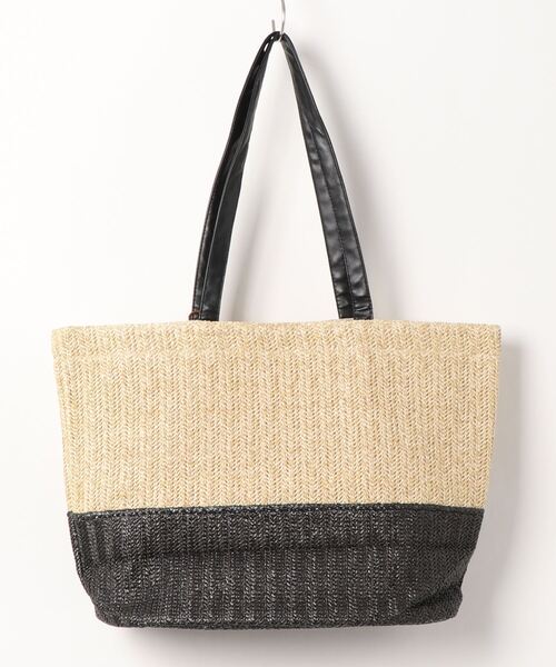 BENETTON (UNITED COLORS OF BENETTON)(ベネトンユナイテッドカラーズオブベネトン)の「【BENETTON:ベネトン】タッセル付き雑材トートバッグ(トートバッグ・レディース・ブラウン/カーキ/ブラック・FREE)」の4枚目の写真