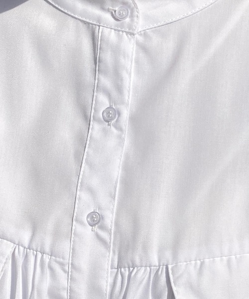 PairPair（ペアペア）の「ラッフルフリルシャツ（シャツ/ブラウス・レディース・オフホワイト/イエロー/ブルー系その他・フリー）」の7枚目の写真