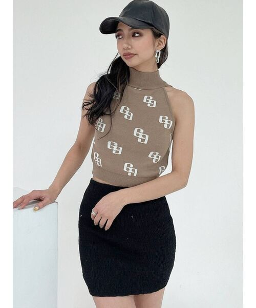 GYDA（ジェイダ）の「シャーリングタイトミニスカートライクショートパンツ（スカート・レディース・ブラック/その他1・FREE）」の16枚目の写真