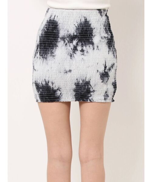 GYDA（ジェイダ）の「シャーリングタイトミニスカートライクショートパンツ（スカート・レディース・ブラック/その他1・FREE）」の5枚目の写真