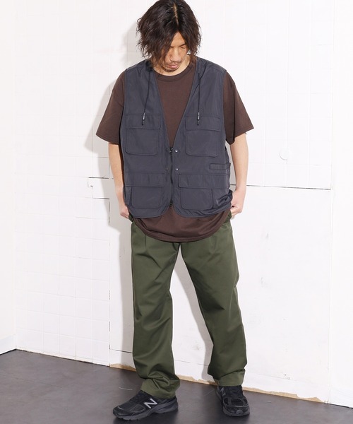 REMI RELIEF(レミレリーフ)の「REMI RELIEF/レミレリーフ ミリタリーフィッシャーベスト フィッシングベスト(ベスト・メンズ・カーキ/ブラック・M/L/XL)」の8枚目の写真