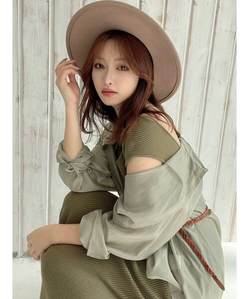 RESEXXY（リゼクシー）の「つば広フェルトハット（ハット・レディース・ブラック/ベージュ/アイボリー・FREE）」の6枚目の写真