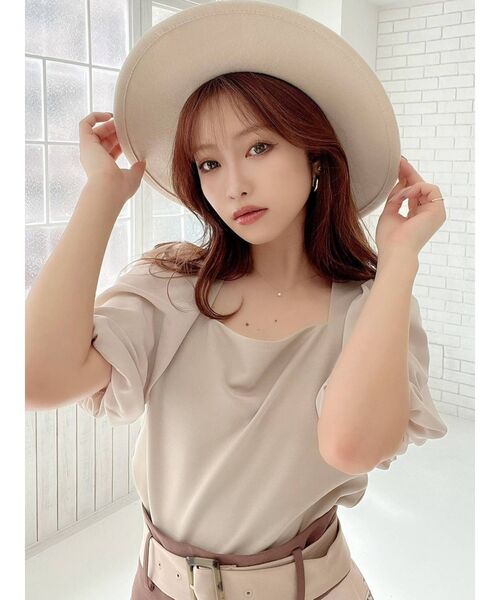 RESEXXY（リゼクシー）の「つば広フェルトハット（ハット・レディース・ブラック/ベージュ/アイボリー・FREE）」の7枚目の写真