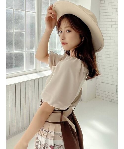 RESEXXY（リゼクシー）の「つば広フェルトハット（ハット・レディース・ブラック/ベージュ/アイボリー・FREE）」の8枚目の写真