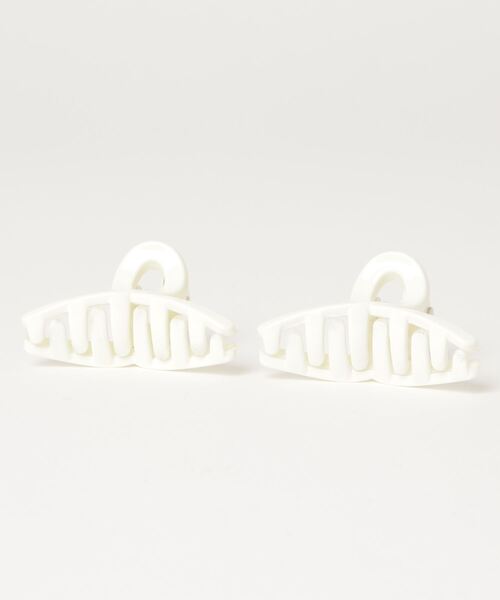 WC(ダブル シー)の「2Pニュアンスミニヘアクリップ(バレッタ/ヘアクリップ・レディース・ホワイト/グリーン/ブルー/ブラウン・FREE)」の5枚目の写真