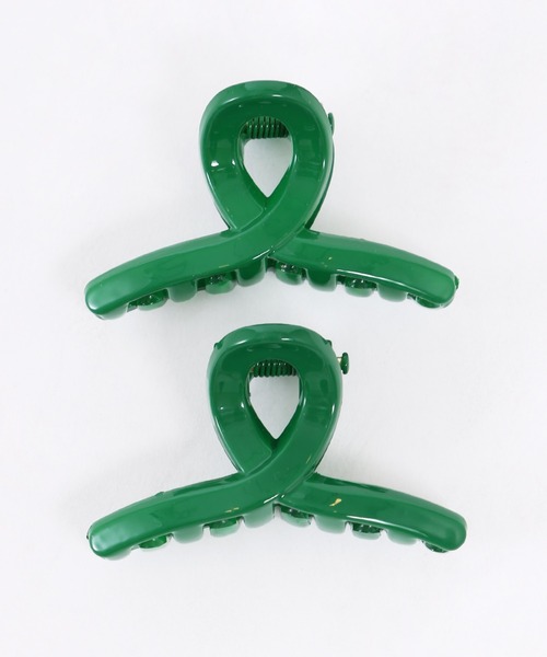 WC(ダブル シー)の「2Pニュアンスミニヘアクリップ(バレッタ/ヘアクリップ・レディース・ホワイト/グリーン/ブルー/ブラウン・FREE)」の6枚目の写真