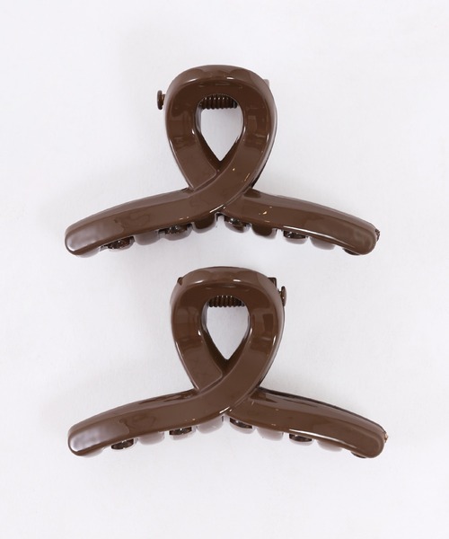 WC(ダブル シー)の「2Pニュアンスミニヘアクリップ(バレッタ/ヘアクリップ・レディース・ホワイト/グリーン/ブルー/ブラウン・FREE)」の7枚目の写真