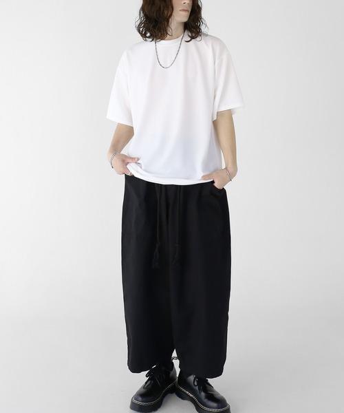 minsobi(ミンソビ)の「ベーシック半袖Tシャツ(Tシャツ/カットソー・メンズ・ブラック/ホワイト・M/L)」の3枚目の写真