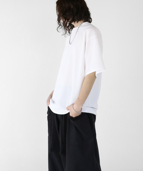 minsobi(ミンソビ)の「ベーシック半袖Tシャツ(Tシャツ/カットソー・メンズ・ブラック/ホワイト・M/L)」の6枚目の写真