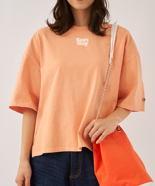 OP:オーピー】レディース ロゴ半袖Tシャツ クロップドTシャツ（Tシャツ 