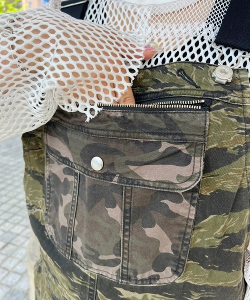Candy Stripper（キャンディストリッパー）の「CND ARMY サロペット（サロペット/オーバーオール・レディース・ブラック/カーキ・2）」の9枚目の写真